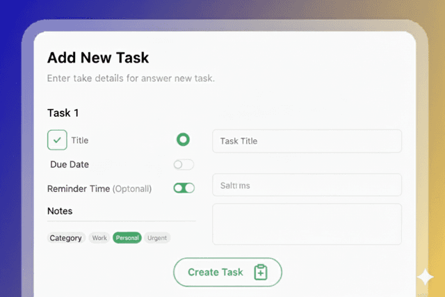 Add Daily Tasks