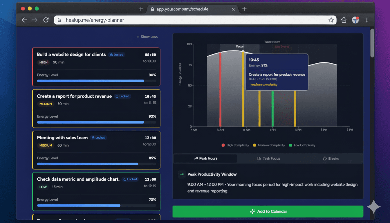 Energy Planner Screenshot